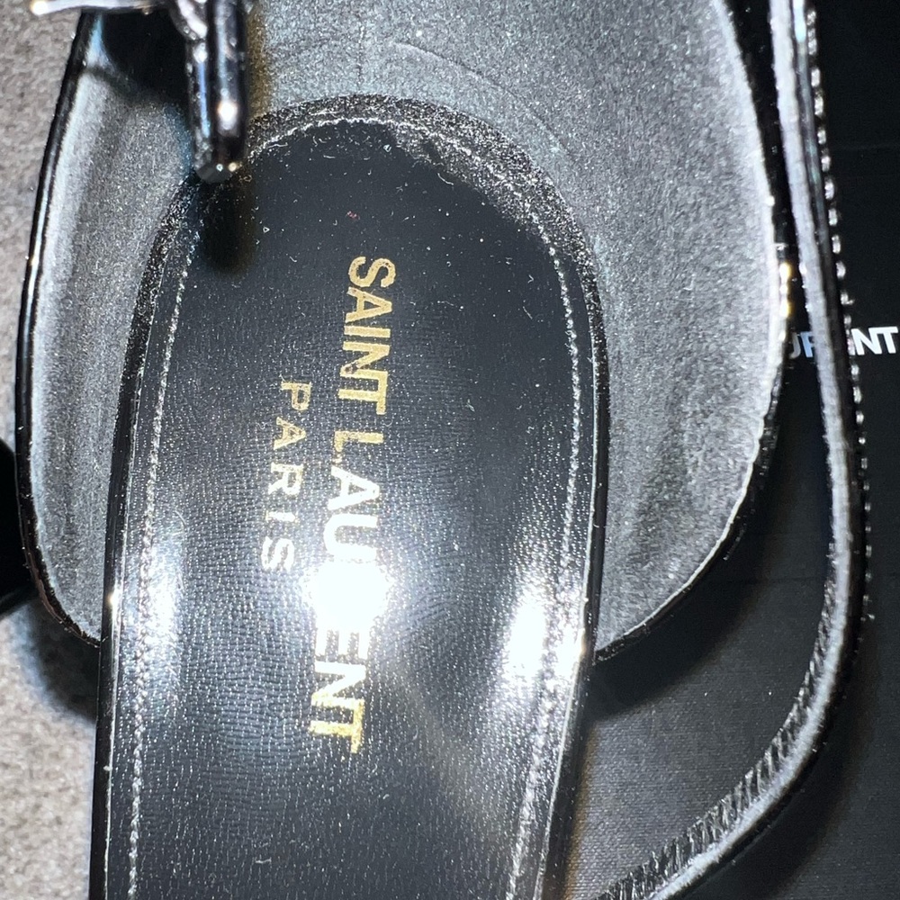 Saint Laurent Opyum 110 Patent Sandal - Picture 7 of 9